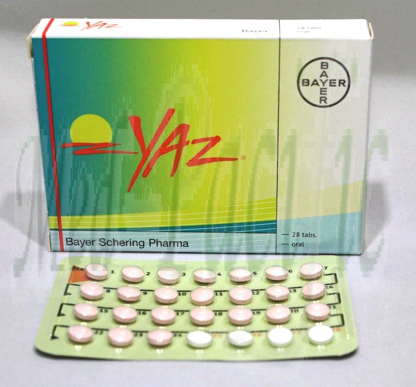 YAZ birth control pills